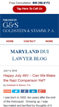 Mobile Screenshot of marylandduilawyer-blog.com
